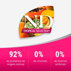 Ração Farmina N&D Tropical Selection para Gatos Filhotes Sabor Suíno, Cereais e Frutas Tropicais