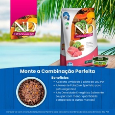 Ração Farmina N&D Tropical Selection para Gatos Filhotes Sabor Suíno, Cereais e Frutas Tropicais