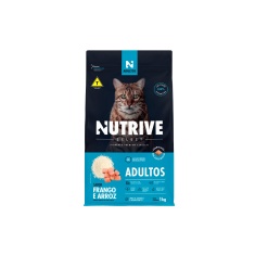 Ração Nutrive Select para Gatos Adultos Sabor Frango e Arroz