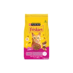 Ração Friskies Mix de Carne para Gatos Adultos Sabor Carne, Peru, Fígado e Frango