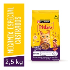 Ração Friskies Megamix para Gatos Adultos Castrados