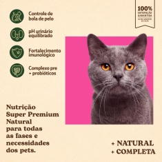 Ração Quatree Supreme para Gatos Adultos Sabor Salmão e Batata Doce