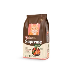 Ração Quatree Supreme para Gatos Castrados Sabor Salmão e Batata Doce 2,5 kg