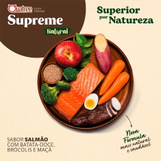 Ração Quatree Supreme para Gatos Castrados Sabor Salmão e Batata Doce 2,5 kg