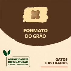 Ração Quatree Supreme para Gatos Castrados Sabor Salmão e Batata Doce 2,5 kg