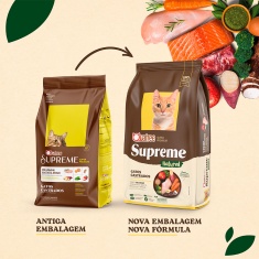 Ração Quatree Supreme para Gatos Castrados Sabor Frango e Batata Doce 2,5 kg