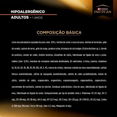 Ração Nestlé Purina Pro Plan Hipoalergênico para Gatos Adultos Sabor Peru