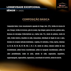 Ração Nestlé Purina Pro Plan Longevidade Excepcional para Gatos Sênior +7 Sabor Frango