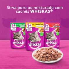 Ração Whiskas para Gatos Adultos Sabor Frango