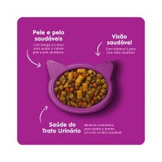 Ração Whiskas para Gatos Adultos Sabor Frango