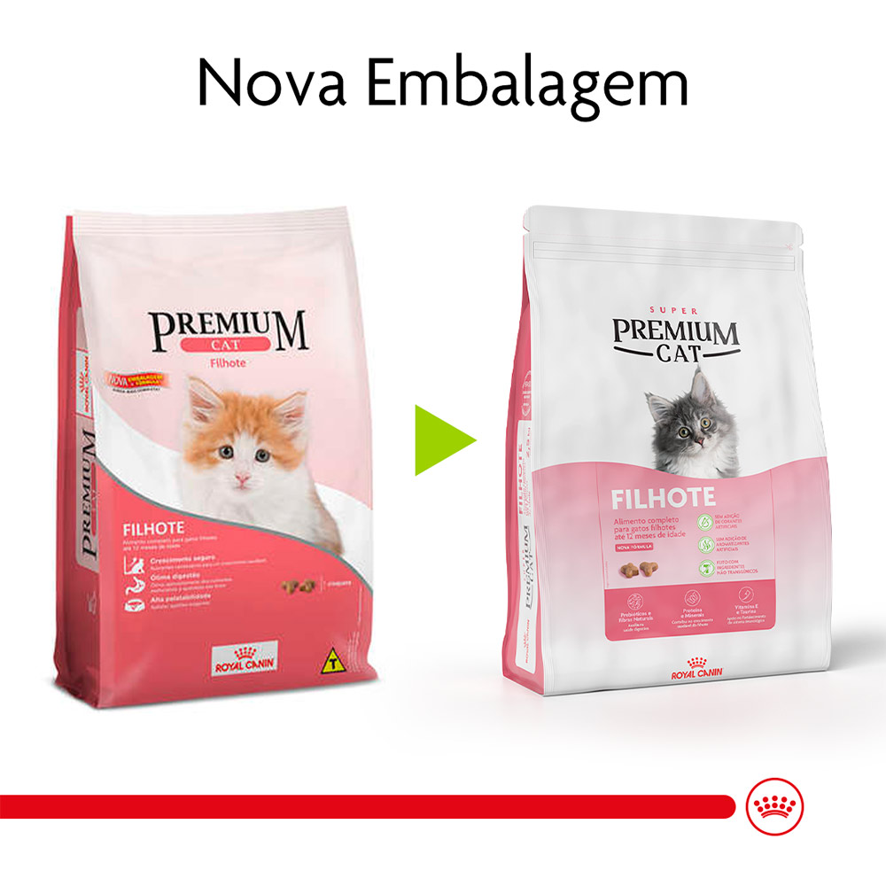 Ração Royal Canin Cat Premium Kitten Gatos Filhotes