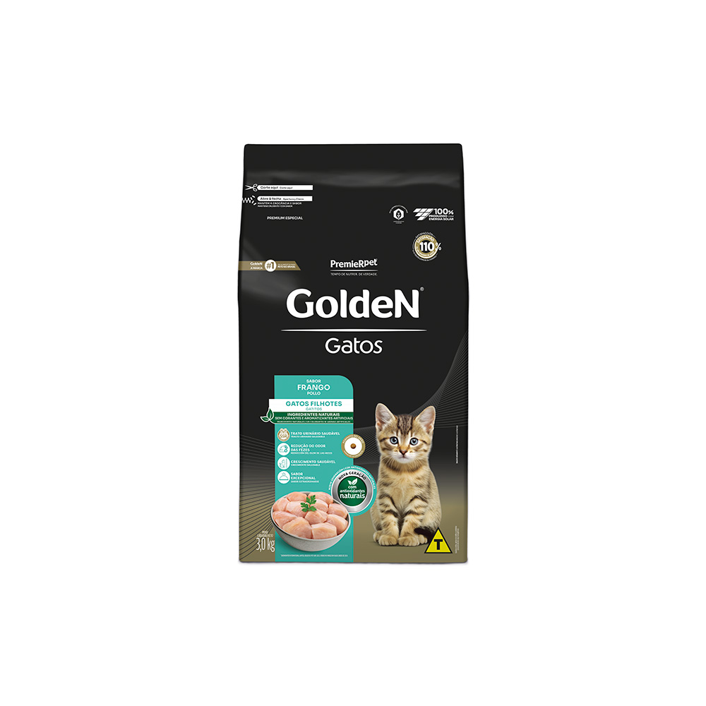 Ração Golden para Gatos Filhotes Sabor Frango