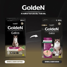 Ração Golden para Gatos Adultos Castrados Sabor Frango