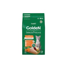 Ração Golden Seleção Natural para Gatos Adultos Sabor Frango e Arroz
