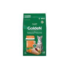 Ração Golden Seleção Natural para Gatos Adultos Sabor Frango e Arroz