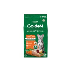 Ração Golden Seleção Natural para Gatos Adultos Sabor Frango e Arroz