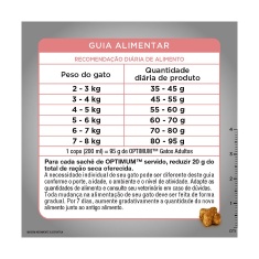 Ração Optimum para Gatos Adultos 1+ anos sabor Carne