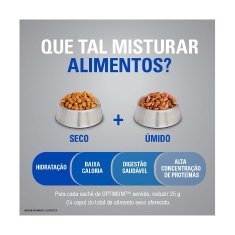 Ração Optimum para Gatos Adultos Castrados Sabor Frango