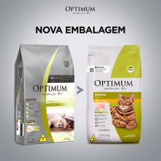 Ração Optimum para Gatos Adultos 1+ anos sabor Frango