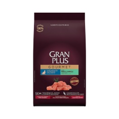 Ração GranPlus Gourmet para Gatos Castrados Sabor Peru e Arroz