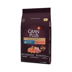Ração GranPlus Gourmet para Gatos Castrados Sabor Salmão e Frango
