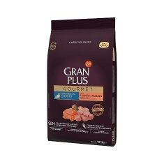 Ração GranPlus Gourmet para Gatos Castrados Sabor Salmão e Frango