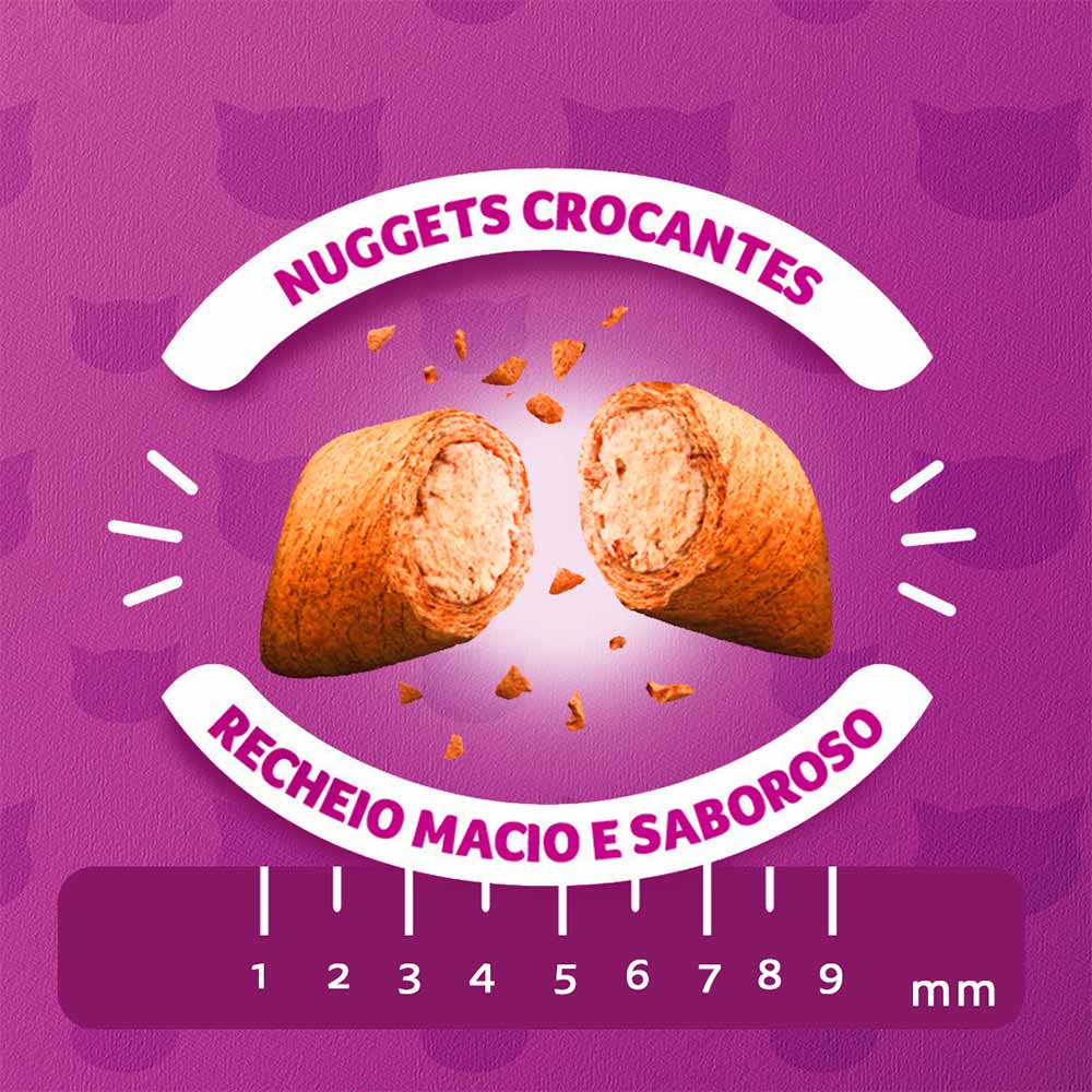 Ração Whiskas para Gatos Adultos Castrados Sabor Peixe