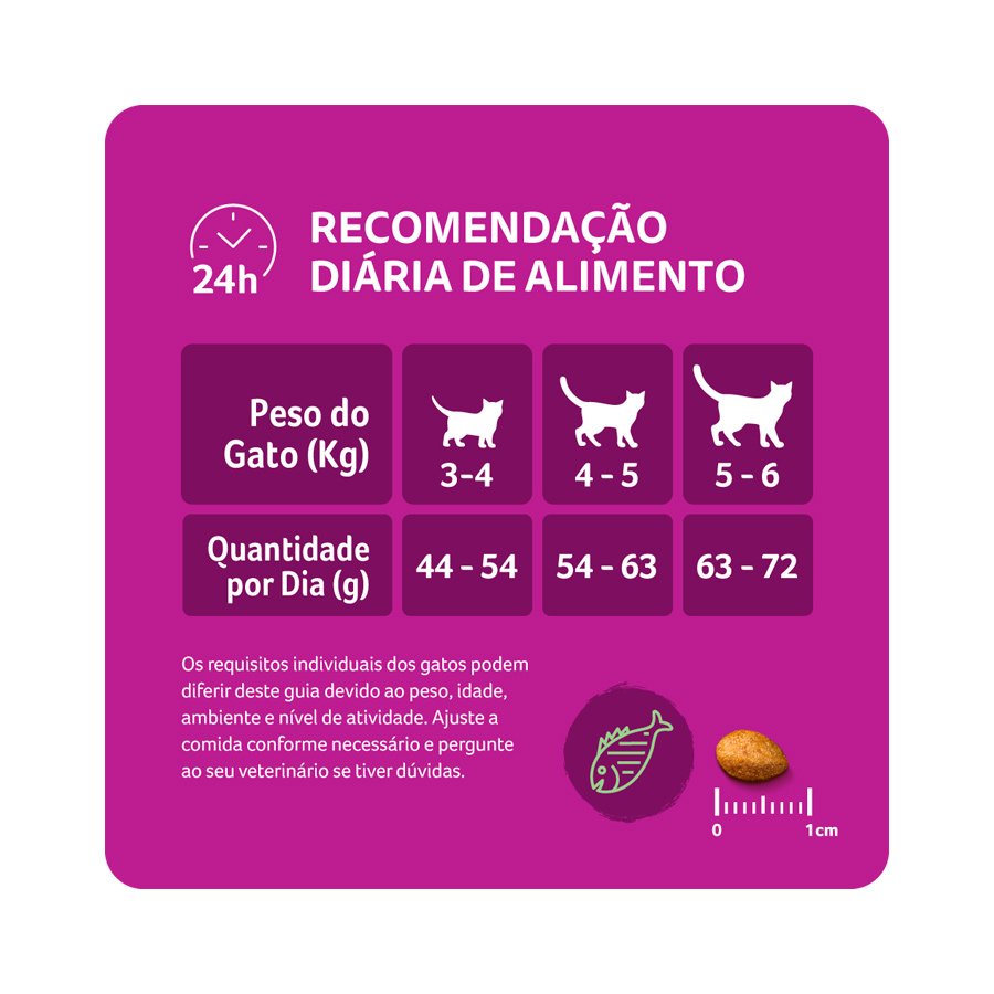Ração Whiskas Melhor Por Natureza Salmão para Gatos Adultos