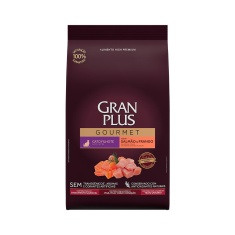 Ração GranPlus Gourmet para Gatos Filhotes Sabor Salmão e Frango