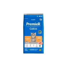 Ração Premier Ambientes Internos para Gatos Filhotes Sabor Frango