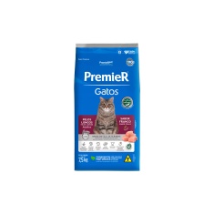Ração Premier Ambientes Internos Pelos Longos para Gatos Adultos Sabor Frango