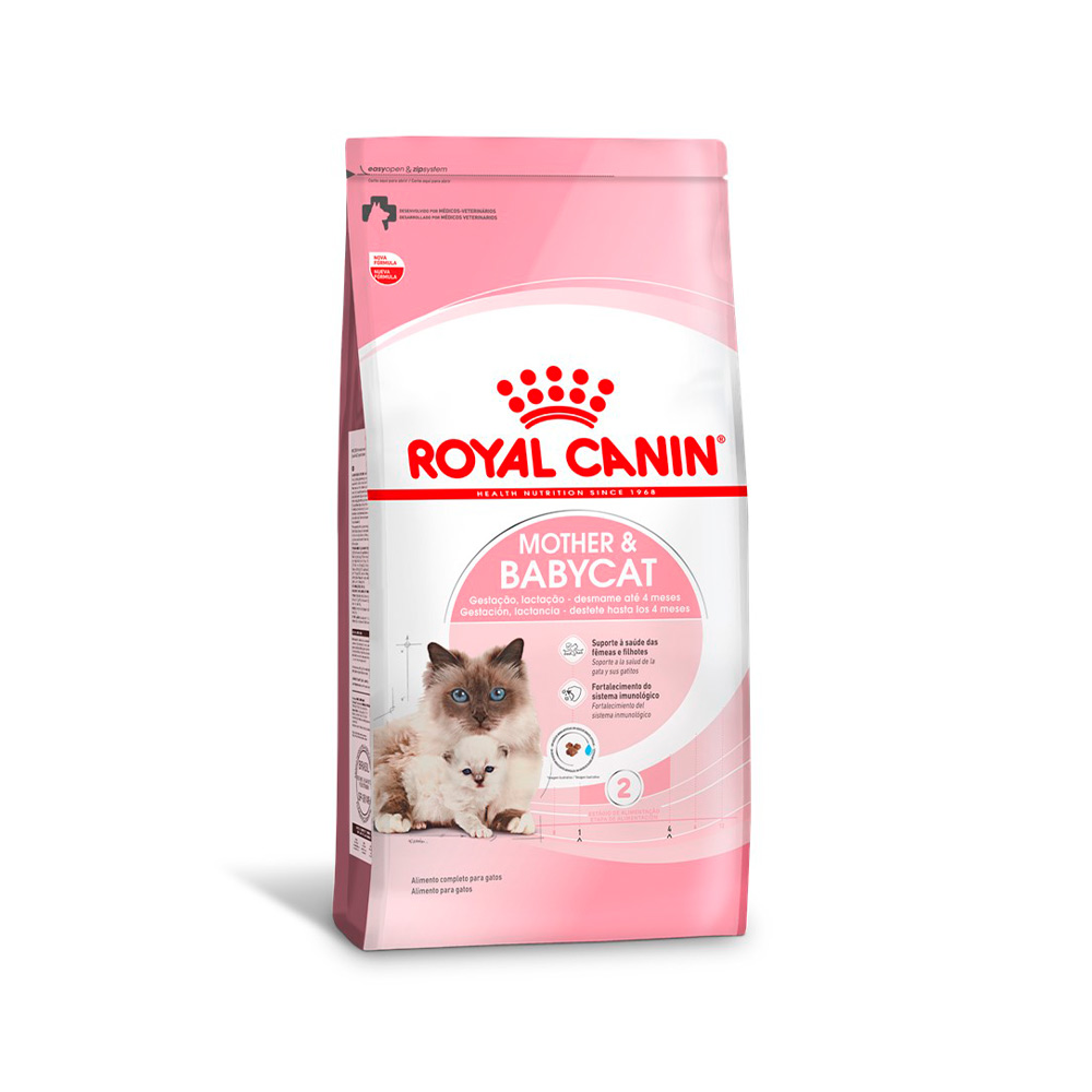 Ração Royal Canin Mother & Babycat para Gatas Gestantes e Lactantes e Gatos Filhotes de 1 a 4 Meses de Idade