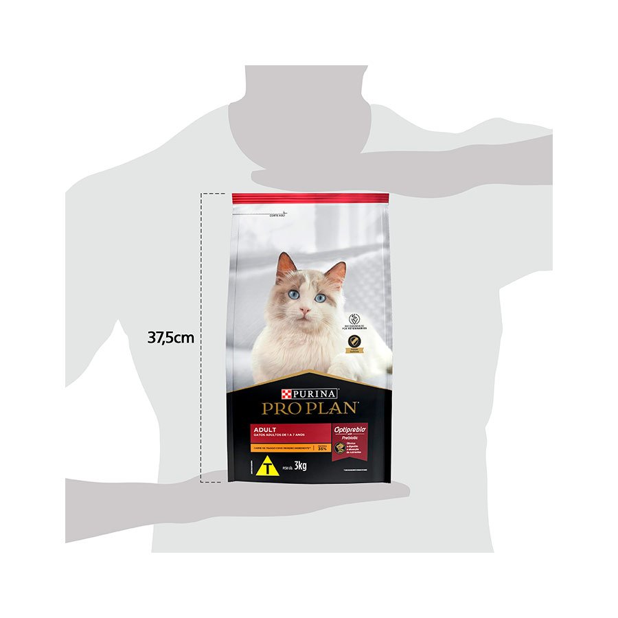 Ração Nestlé Purina Pro Plan para Gatos Adultos Sabor Frango