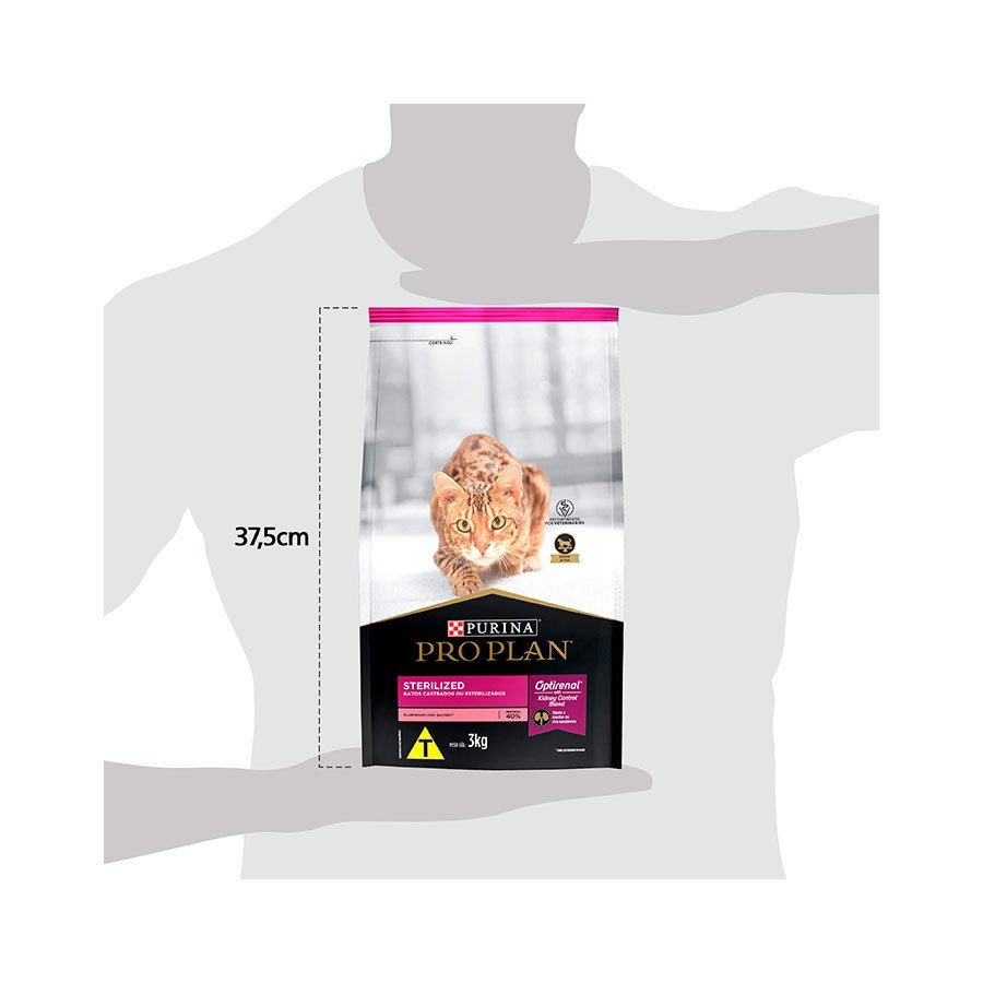 Ração Nestlé Purina Pro Plan para Gatos Adultos Castrados Sabor Salmão