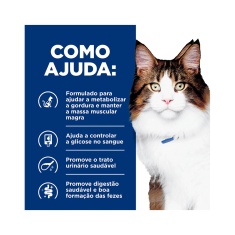 Ração Hills Prescription Diet W/D Controle Do Peso E Glicêmico Para Gatos Adultos Diabéticos 1,8kg