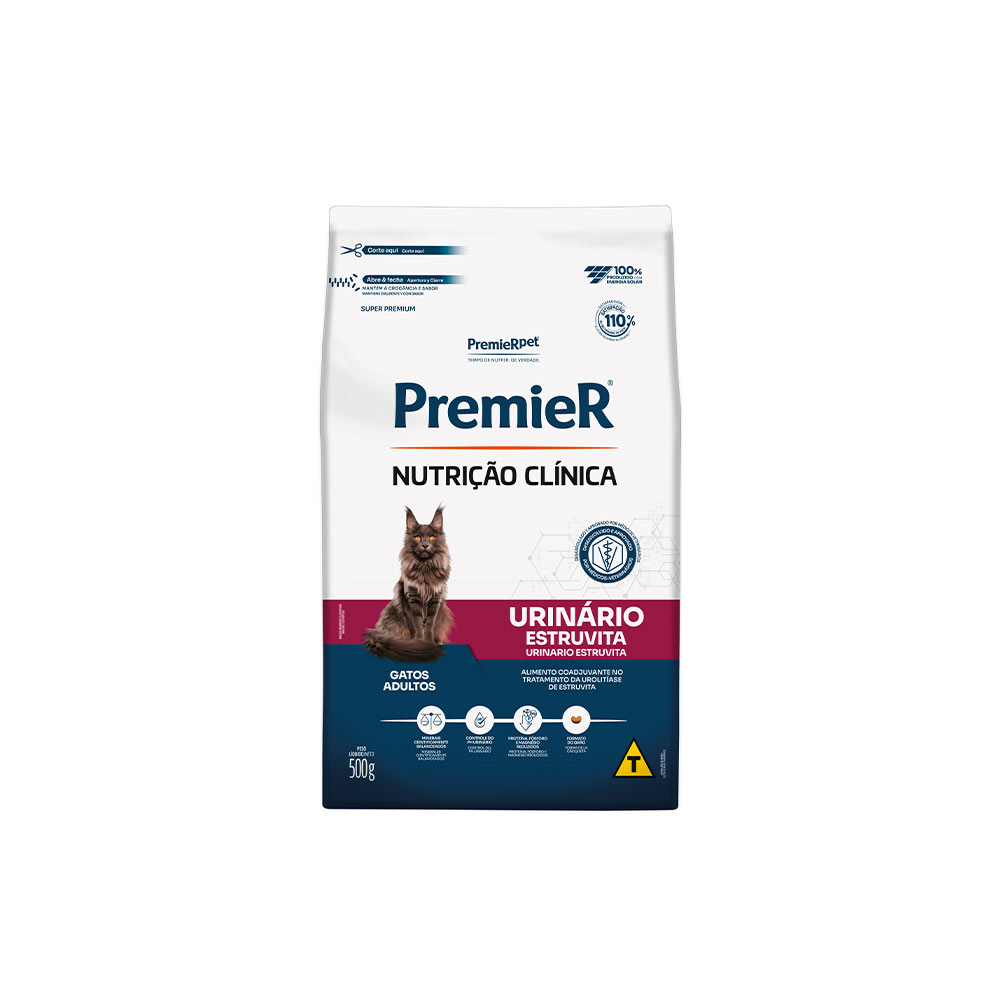 Ração Premier Nutrição Clínica Urinário para Gatos Adultos