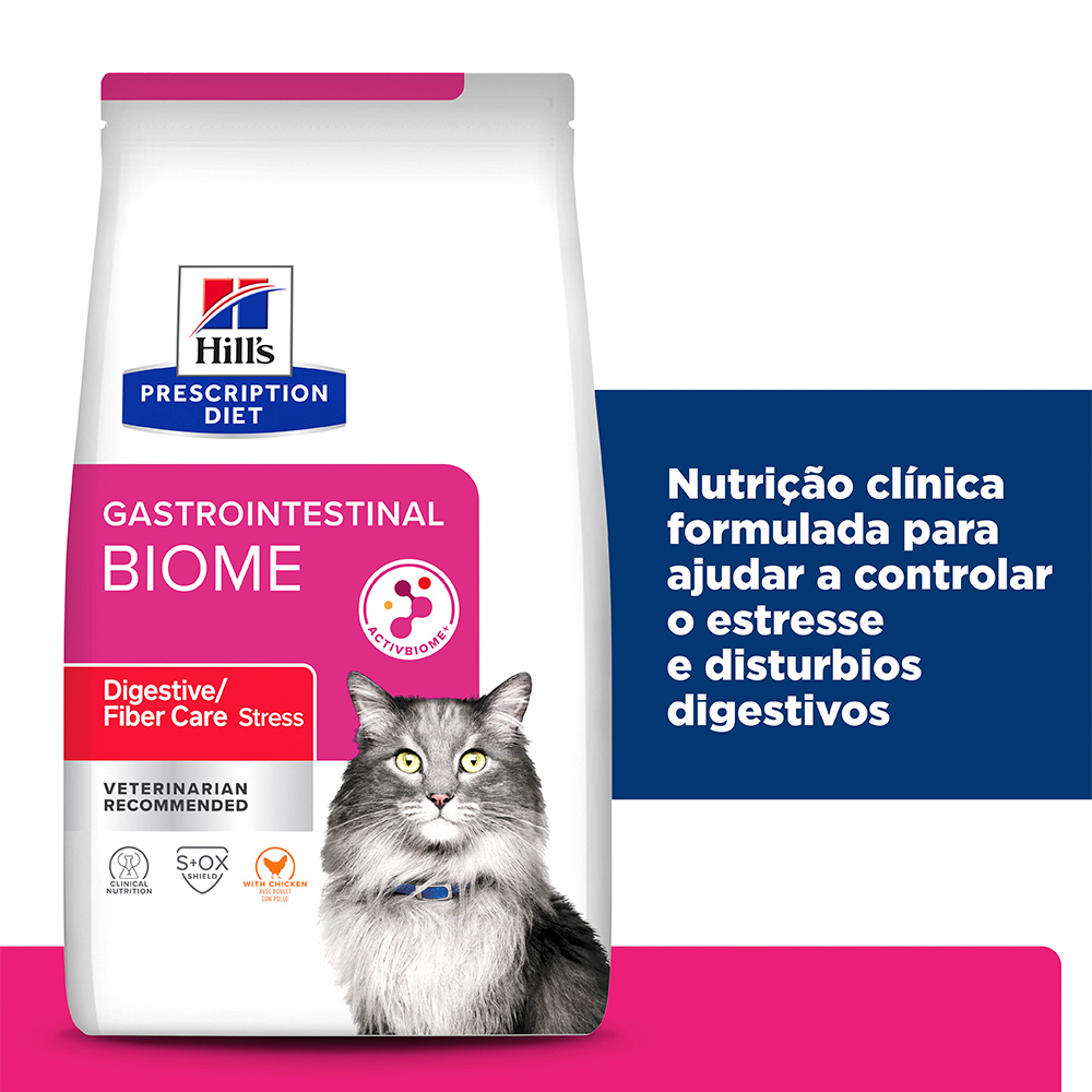 Ração Seca Hill's Prescription Diet GI Biome Stress para Gatos Adultos 1,8kg