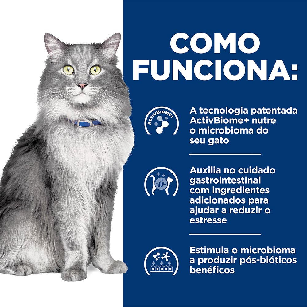 Ração Seca Hill's Prescription Diet GI Biome Stress para Gatos Adultos 1,8kg