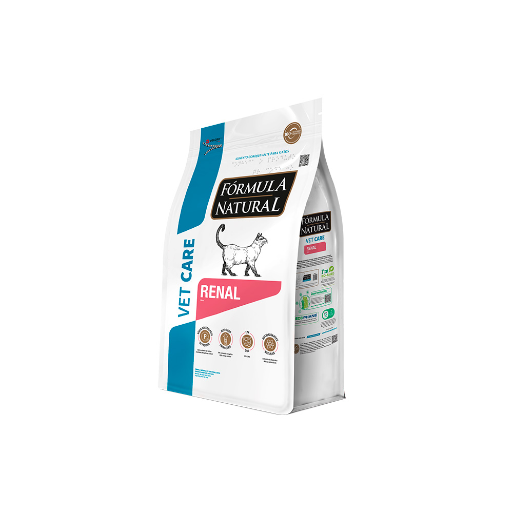 Ração Fórmula Natural Vet Care Renal para Gatos Adultos com Doença Renal Crônica