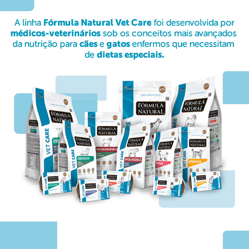 Ração Fórmula Natural Vet Care Renal para Gatos Adultos com Doença Renal Crônica