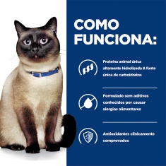 Ração Úmida Hill's Prescription Diet z/d para Gatos - Alergias Alimentares e da Pele 156g