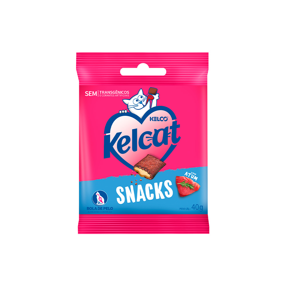 Snack Kelcat para Gatos Sabor Atum - 40g