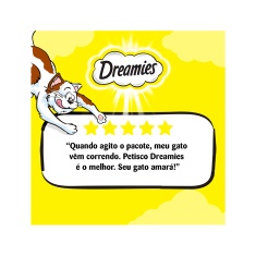 Petisco Dreamies Carne Tentadora Gatos Adultos