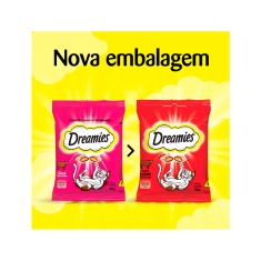 Petisco Dreamies Carne Tentadora Gatos Adultos