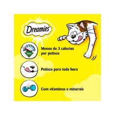 Petisco Dreamies Frango Para Gatos Adultos 40 g