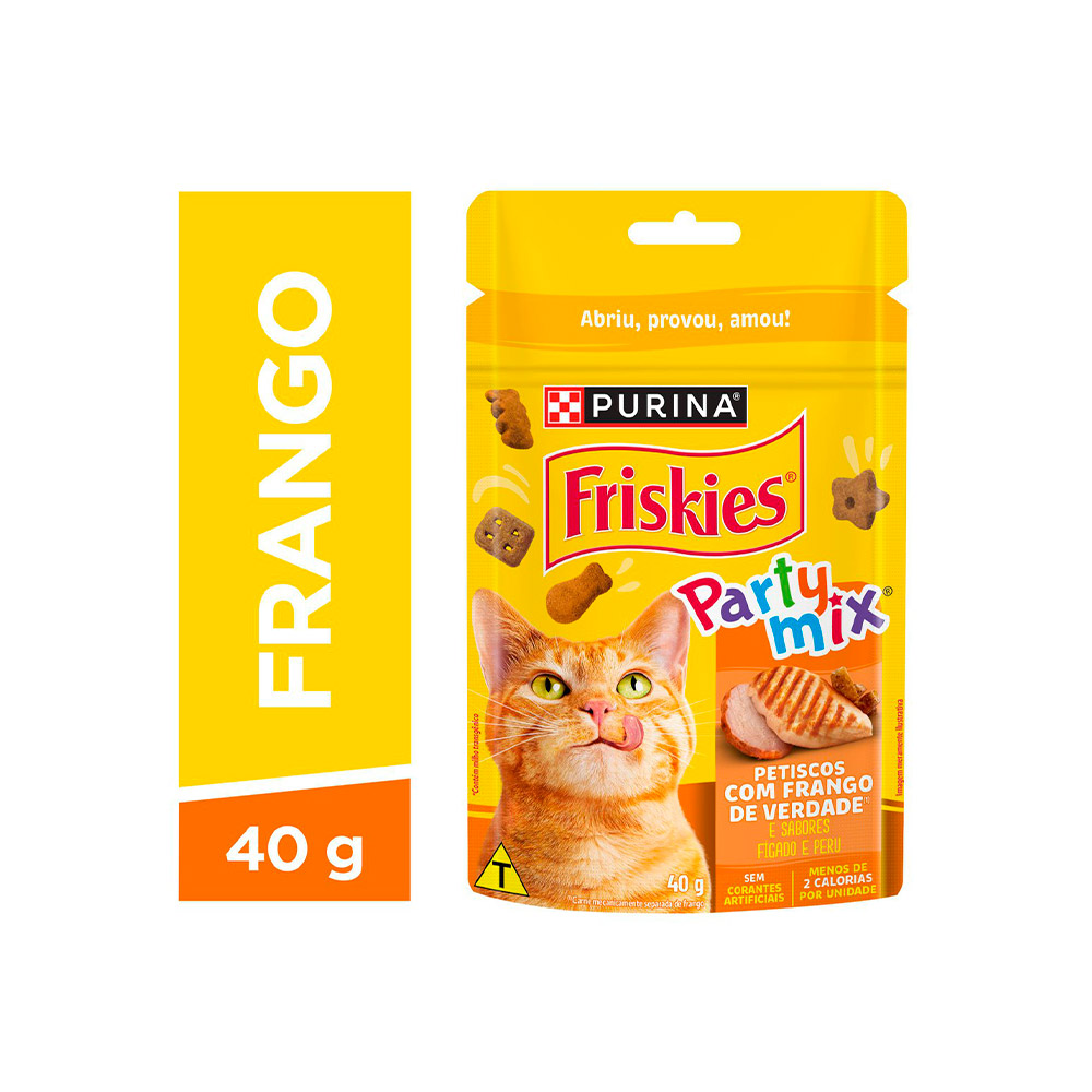 Petisco Friskies Sabor Frango para Gatos - 40g Petisco Friskies Sabor Frango para Gatos - 40g