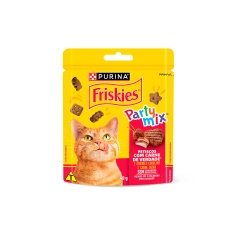 Petisco Friskies para Gatos Adultos Sabor Cordeiro, Carne Suína e Carne 40g