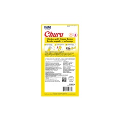 Purê Churu Galinha com Queijo para Gatos 56g