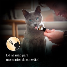 Petisco Sheba Cremoso Sabores Atum e Atum & Camarão Gatos Adultos 4 Unidades