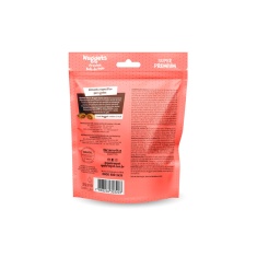 Snack Quatree Nuggets Previne Bolas de Pelos Sabor Salmão para Gatos Adultos